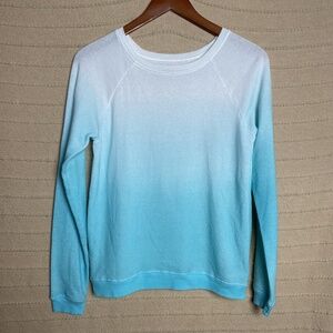 Women's Zara Trafaluc Sweater Ombre Blue Beige Cream in Small